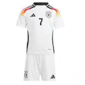 Fotbalové Dres Německo Kai Havertz #7 Dětské Domácí ME 2024 Krátký Rukáv (+ trenýrky)